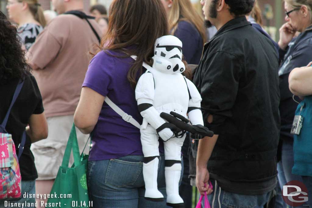 I had not seen this Star Wars backpack (just the Yoda ones).  Seems rather large for a rather small carrying capacity.