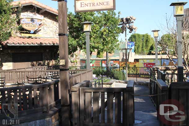 The Blue Sky Cellar is closed as a new exhibit is being installed. (surprised to see no signs out front, just a rope blocking the walkway.