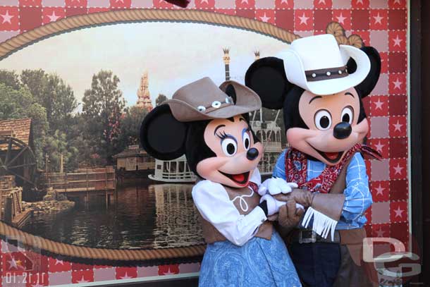 As were Cowboy Mickey and Minnie