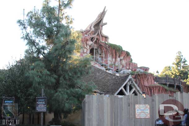 Splash Mountain is down for some work.