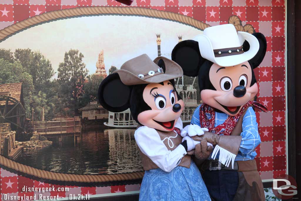 As were Cowboy Mickey and Minnie