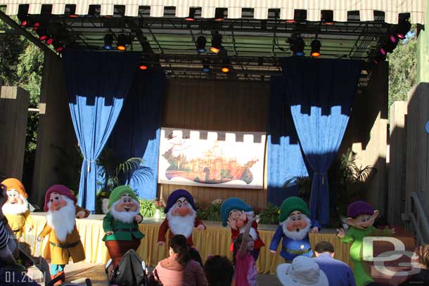 Time for another group of characters to come out.  The Dwarfs led the show.