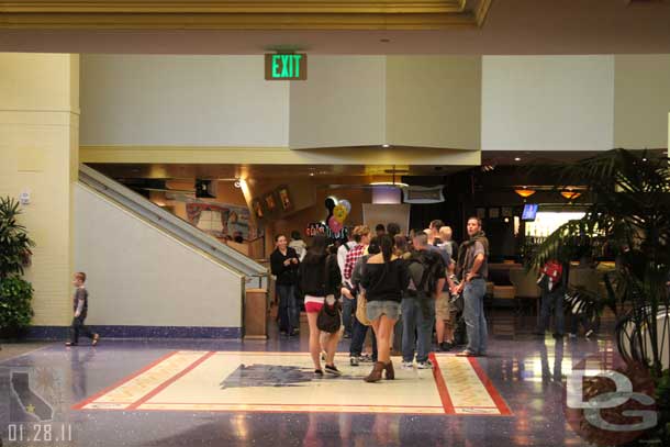 A line for Chef Goofys, looked to still be closed downstairs.  I was loosing daylight quickly and had to move on.