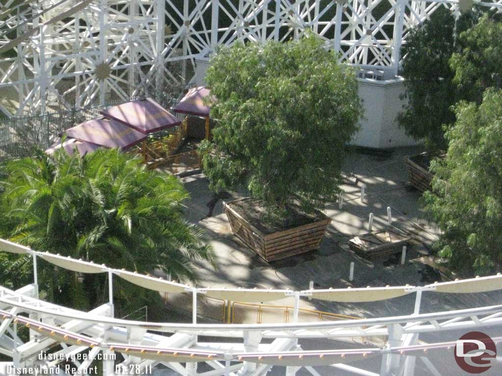 Trees are in the crates at the old Maliboomer site.