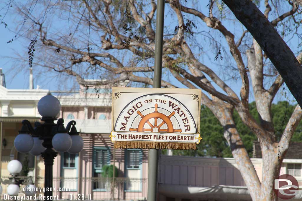 The Day One at Disneyland exhibit in the gallery is gone and the new Magic on the Water one opens Saturday.  