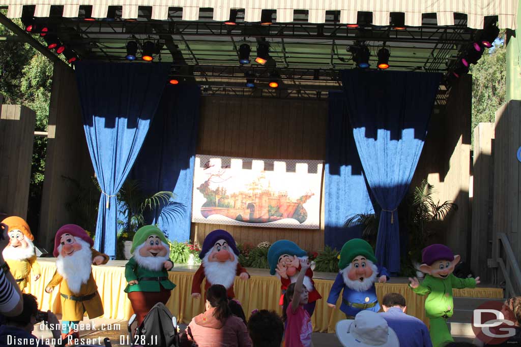 Time for another group of characters to come out.  The Dwarfs led the show.