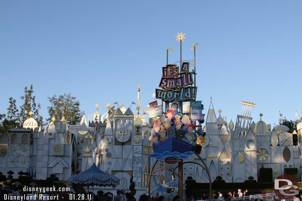 Small World has reopened.