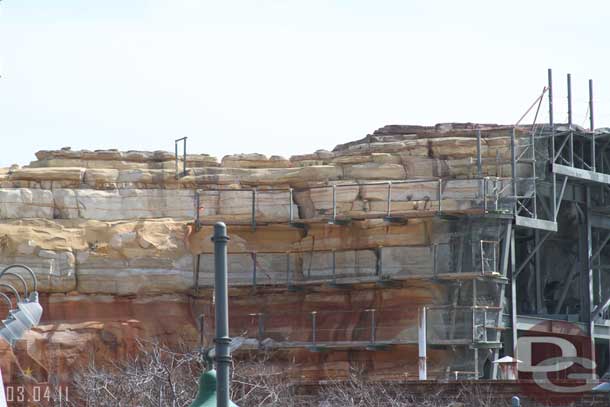 The rock work over looking the Wharf looks about the same to me.