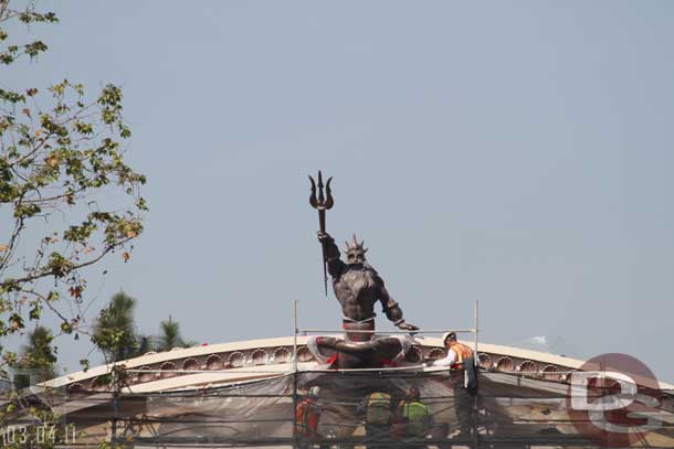 This is the statue that used to be in the fountain at Ariels Grotto at Disneyland.