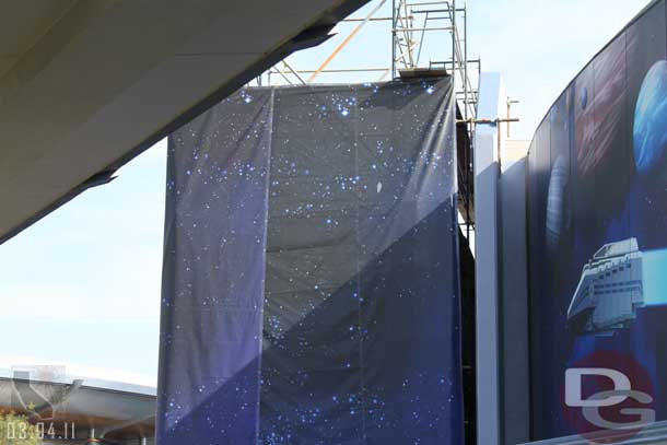 There is another set of tarps up near the Star Traders.