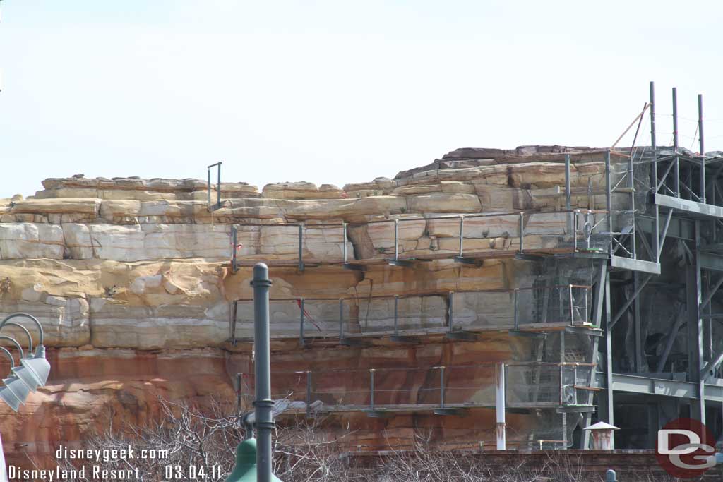 The rock work over looking the Wharf looks about the same to me.