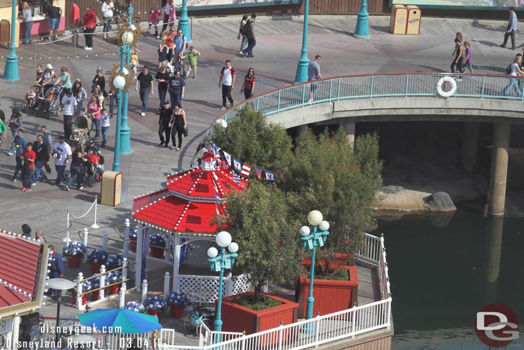 An overhead of the new Meet and Greet area.