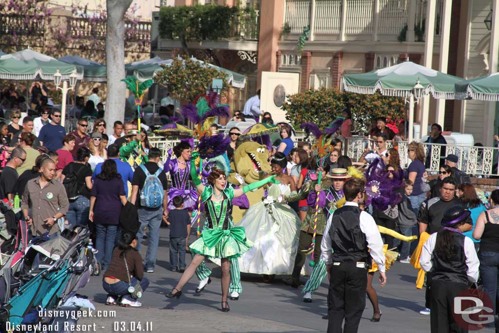 Time for Princess Tianas Mardi Gras Celebration