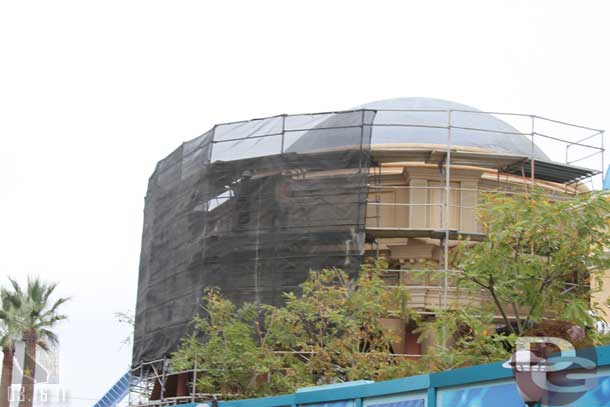 Work on the dome.