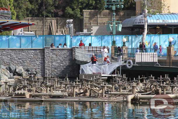 The painting of the Paradise Park railings continues.