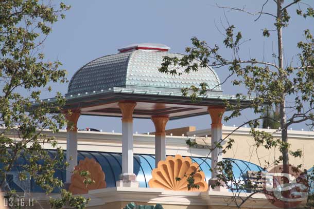 A closer shot of Mermaid while waiting in line for the Fun Wheel.