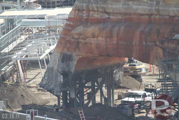 Work on the entrance from the Wharf.