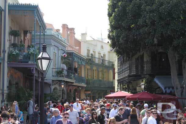 All the Mardi Gras decorations are down.