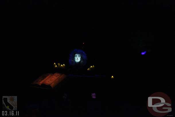 Madam Leota is still not floating.