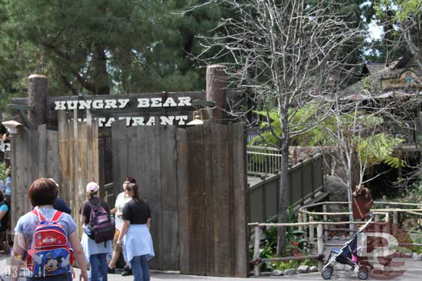 But Critter Country is open (well the walkways, Canoes and Pooh).