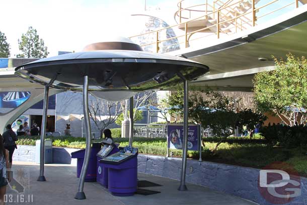 A spaceship now marks the DVC area.