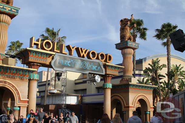 The electronica signage really gets in the way of the new Disney Theater sign.