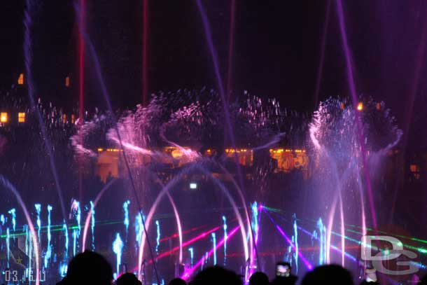 A couple random shots from the World of Color.