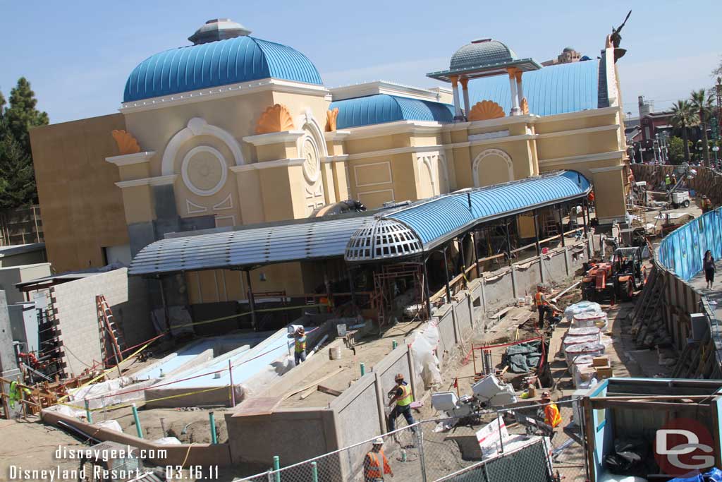 Guessing some work on the Corn Dog Castle will start once the concrete is in.