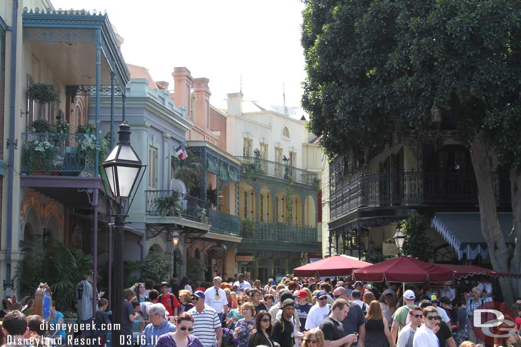 All the Mardi Gras decorations are down.