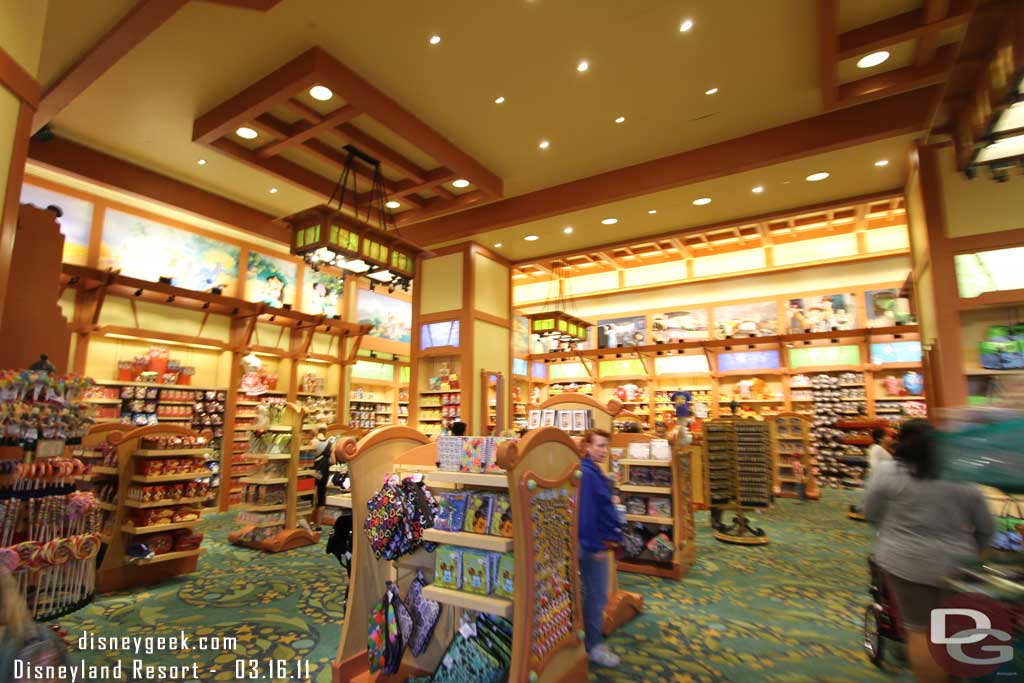 The recently redone room of the World of Disney is open again.