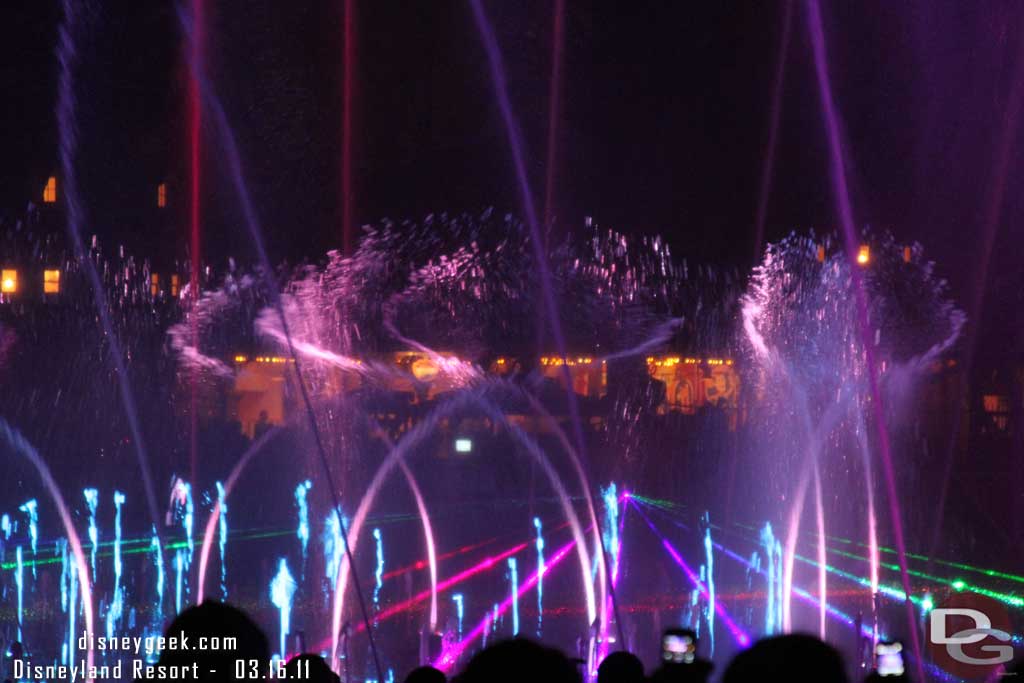 A couple random shots from the World of Color.