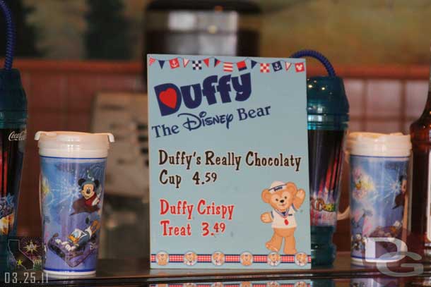 Noticed they have Duffy items.