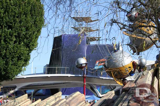 No real visible progress in Tomorrowland.