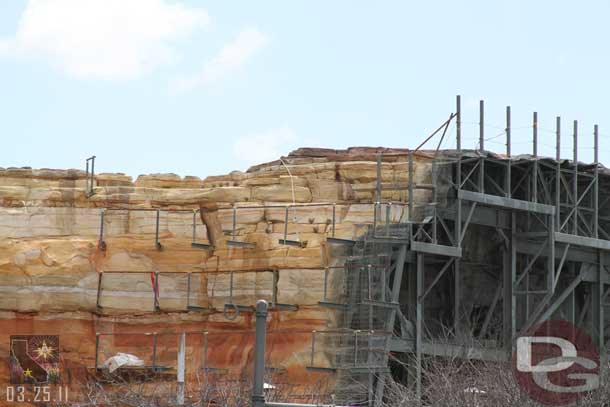 Back to Cars Land, no visible progress here.