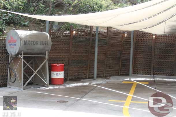 The old Cars Meet and Greet area is now just an empty area.  All the props are gone.