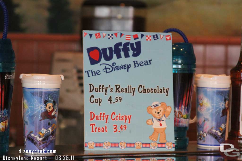 Noticed they have Duffy items.