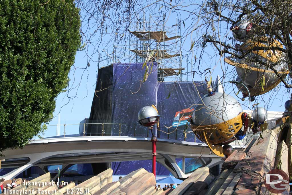 No real visible progress in Tomorrowland.