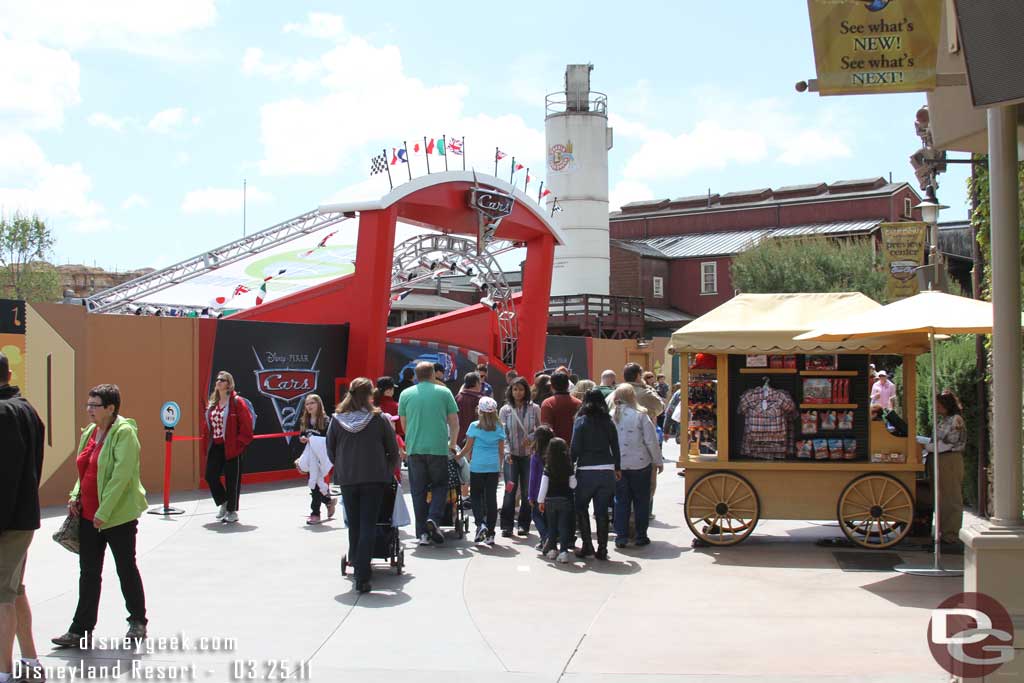 The new Cars 2 Meet and and Greet area is open.