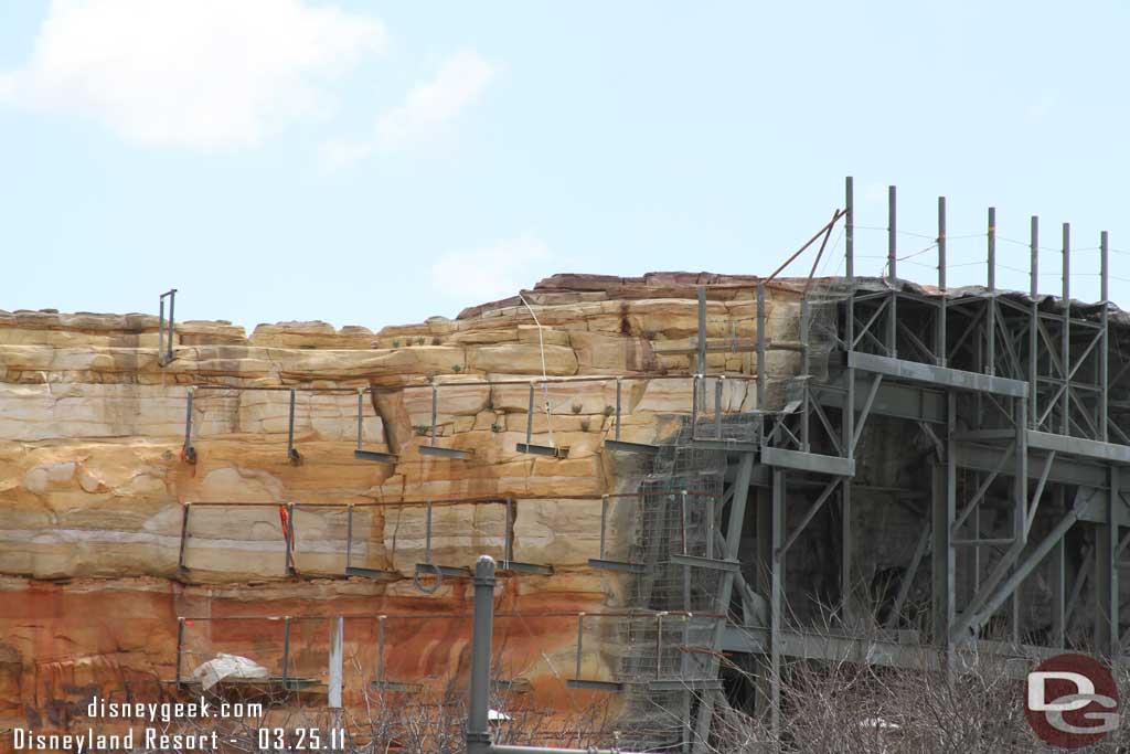 Back to Cars Land, no visible progress here.