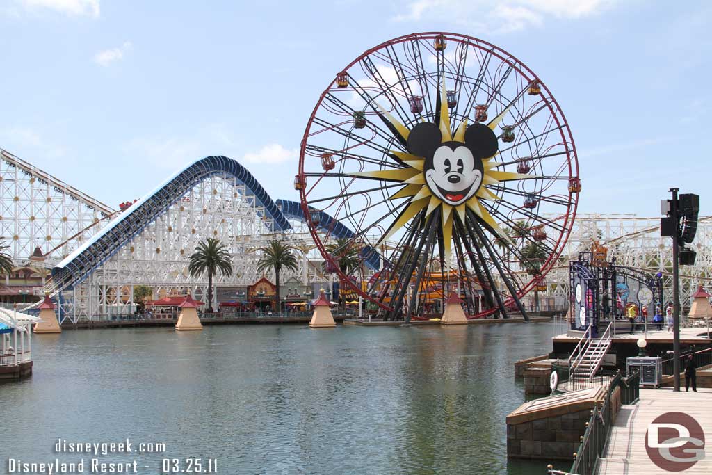 They were not using the fountains again for Disney Channel Rocks.