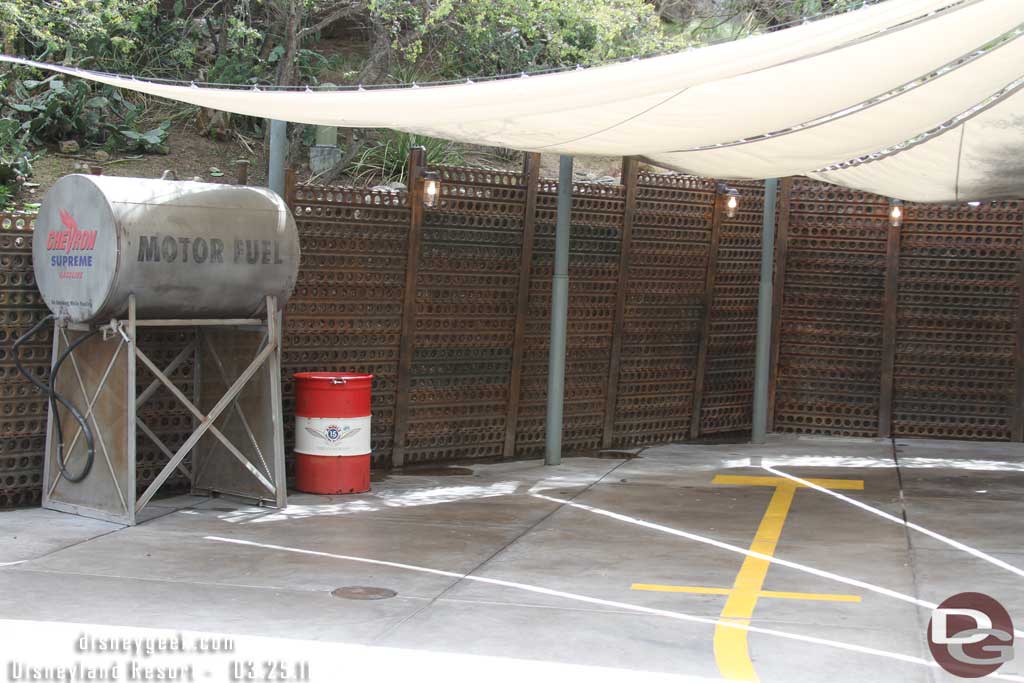 The old Cars Meet and Greet area is now just an empty area.  All the props are gone.