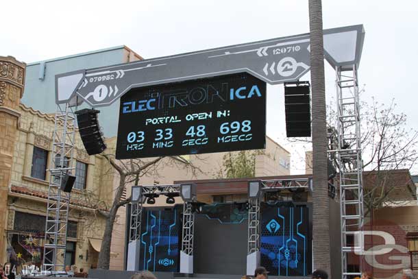 The new location of the stage for ElecTRONica