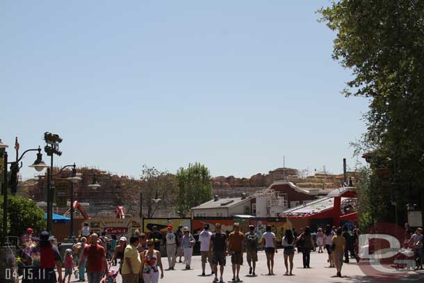 Heading out to Cars Land.