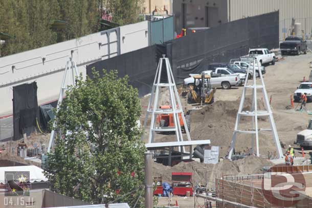 Moving a lot of dirt around by the Cozy Cones