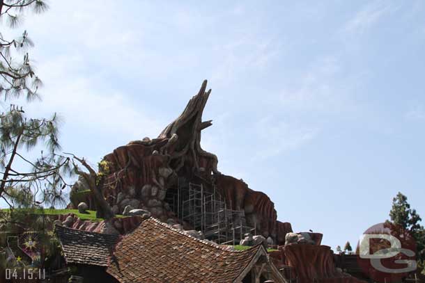 Splash Mountain is still down.