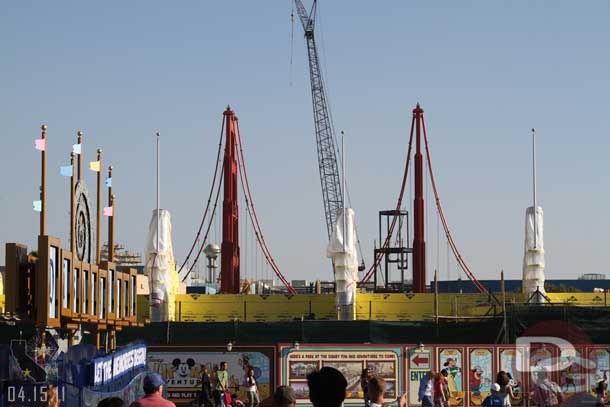 The Carthay is starting to peek out in the background.