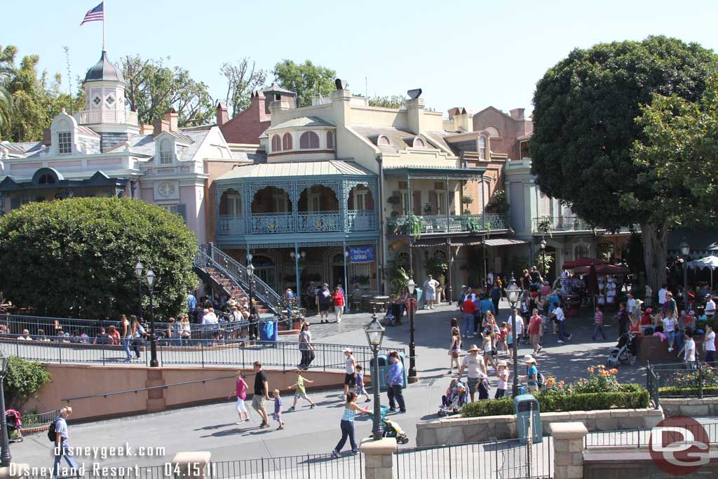 Even New Orleans Square seemed mellow