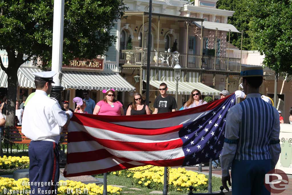 Flag Retreat