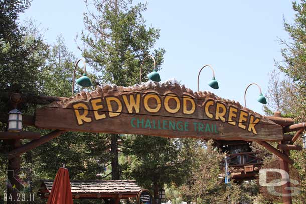 I read on a couple of sites that the Brother Bear overlay will slowly be removed from the Redwood Creek area.