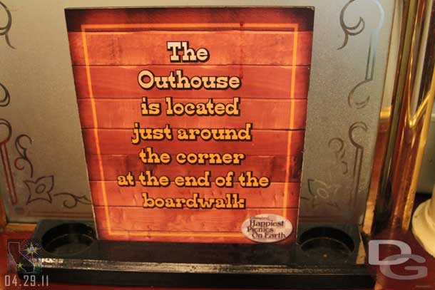 Noticed this sign up in the Golden Horseshoe.  Are they still doing the picnics at Disneyland?